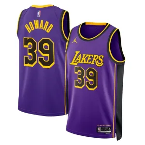 Maillot Homme Los Angeles Lakers Dwight Howard 39 Statement Edition Violet Swingman