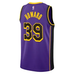 Maillot Homme Los Angeles Lakers Dwight Howard 39 Statement Edition Violet Swingman