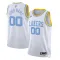Maillot Homme Los Angeles Lakers Personnalisé Classic Edition 2022-23 Blanc Swingman
