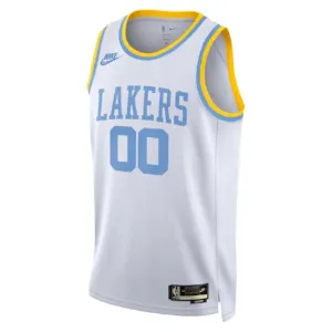 Maillot Homme Los Angeles Lakers Personnalisé Classic Edition 2022-23 Blanc Swingman