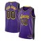 Maillot Homme Los Angeles Lakers Personnalisé Statement Edition Bleu Swingman