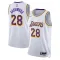 Maillot Homme Los Angeles Lakers Rui Hachimura 28 Association Edition Blanc Swingman