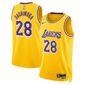 Maillot Homme Los Angeles Lakers Rui Hachimura 28 Icon Edition Swingman