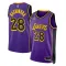 Maillot Homme Los Angeles Lakers Rui Hachimura 28 Statement Edition Violet Swingman