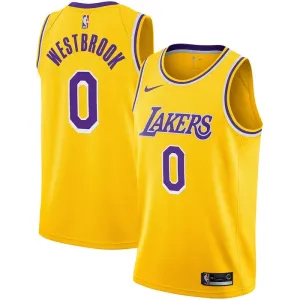 Maillot Homme Los Angeles Lakers Russell Westbrook 0 Icon Edition Swingman