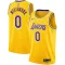 Maillot Homme Los Angeles Lakers Russell Westbrook 0 Icon Edition Swingman