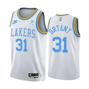 Maillot Homme Los Angeles Lakers Thomas Bryant 31 Classic Edition 2022-23 Blanc Swingman Maillot Homme Los Angeles Lakers Thomas Bryant 31 Classic Edition 2022-23 Blanc Swingman