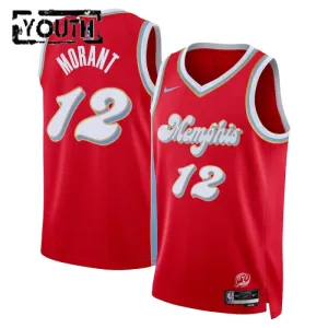 Maillot Enfant Memphis Grizzlies Ja Morant City Edition 2024-25 Rouge Swingman