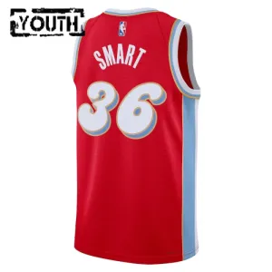 Maillot Enfant Memphis Grizzlies Marcus Smart City Edition 2024-25 Rouge Swingman
