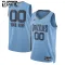 Maillot Enfant Memphis Grizzlies Personnalisé Statement Edition Bleu Swingman