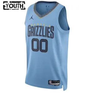 Maillot Enfant Memphis Grizzlies Personnalisé Statement Edition Bleu Swingman