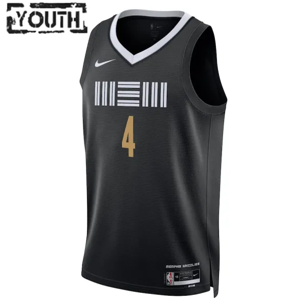 Maillot Enfant Memphis Grizzlies Steven Adams City Edition 2023-24 Noir Swingman