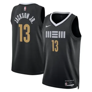 Maillot Homme Memphis Grizzlies Jaren Jackson Jr. City Edition 2023-24 Noir Swingman