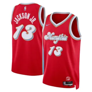 Maillot Homme Memphis Grizzlies Jaren Jackson JR City Edition 2024-25 Rouge Swingman