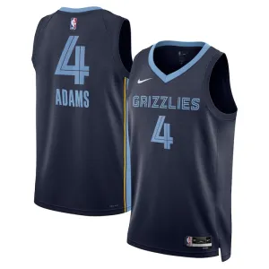 Maillot Homme Memphis Grizzlies Steven Adams 4 Icon Edition Navy Swingman