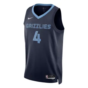 Maillot Homme Memphis Grizzlies Steven Adams 4 Icon Edition Navy Swingman