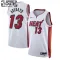 Maillot Enfant Miami Heat Bam Adebayo 13 Association Edition Blanc Swingman