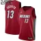 Maillot Enfant Miami Heat Bam Adebayo 13 Icon Edition Rouge Swingman