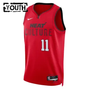 Maillot Enfant Miami Heat Jaime Jaquez JR City Edition 2024-25 Rouge Swingman