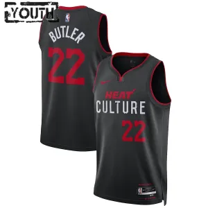 Maillot Enfant Miami Heat Jimmy Butler City Edition 2023-24 Noir Swingman