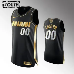 Maillot Enfant Miami Heat Limited Personnalisé Golden Edition Noir Swingman Maillot Enfant Miami Heat Limited Personnalisé Golden Edition Noir Swingman