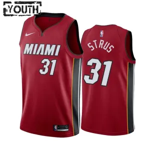 Maillot Enfant Miami Heat Max Strus 31 Statement Edition Rouge Swingman Maillot Enfant Miami Heat Max Strus 31 Statement Edition Rouge Swingman