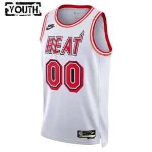 Maillot Enfant Miami Heat Personnalisé Classic Edition 2022-23 Blanc Swingman