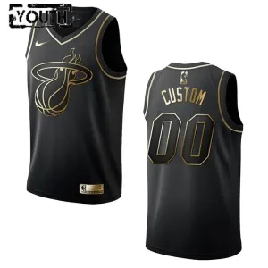 Maillot Enfant Miami Heat Personnalisé Golden Edition Noir Swingman Maillot Enfant Miami Heat Personnalisé Golden Edition Noir Swingman
