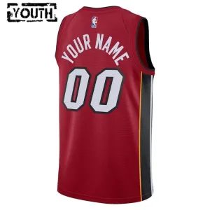 Maillot Enfant Miami Heat Personnalisé Statement Edition Rouge Swingman