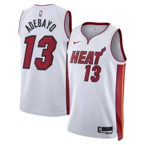 Maillot Homme Miami Heat Bam Adebayo 13 Association Edition Blanc Swingman