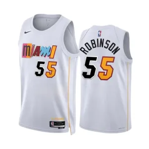 Maillot Homme Miami Heat Duncan Robinson 55 City Edition 2022-23 Blanc Swingman Maillot Homme Miami Heat Duncan Robinson 55 City Edition 2022-23 Blanc Swingman