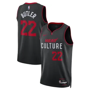 Maillot Homme Miami Heat Jimmy Butler City Edition 2023-24 Noir Swingman