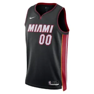 Maillot Homme Miami Heat Personnalisé Icon Edition Noir Swingman