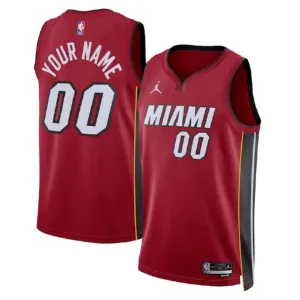 Maillot Homme Miami Heat Personnalisé Statement Edition Rouge Swingman
