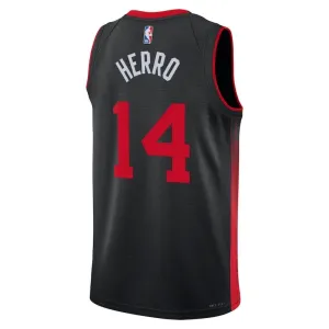 Maillot Homme Miami Heat Tyler Herro 14 City Edition 2023-24 Noir Swingman