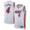 Maillot Homme Miami Heat Victor Oladipo 4 Association Edition Blanc Swingman