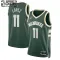 Maillot Enfant Milwaukee Bucks Brook Lopez 11 Icon Edition Vert Swingman