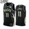 Maillot Enfant Milwaukee Bucks Brook Lopez 11 Statement Edition Noir Swingman