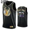 Maillot Enfant Milwaukee Bucks Diamond Edition Personnalisé Noir Swingman