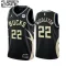 Maillot Enfant Milwaukee Bucks Khris Middleton 22 Statement Edition Noir Swingman