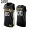 Maillot Enfant Milwaukee Bucks Limited Personnalisé Golden Edition Noir Swingman