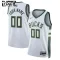 Maillot Enfant Milwaukee Bucks Personnalisé Association Edition Blanc Swingman