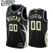 Maillot Enfant Milwaukee Bucks Personnalisé Statement Edition Noir Swingman