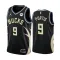 Maillot Homme Milwaukee Bucks Bobby Portis JR 9 Statement Edition Noir Swingman