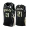 Maillot Homme Milwaukee Bucks Jrue Holiday 21 Statement Edition Noir Swingman