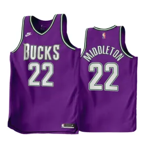 Maillot Homme Milwaukee Bucks Khris Middleton 22 purple Classic Edition 2022-23 Swingman Maillot Homme Milwaukee Bucks Khris Middleton 22 purple Classic Edition 2022-23 Swingman