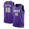Maillot Homme Milwaukee Bucks Personnalisé Classic Edition 2022-23 Violet Swingman