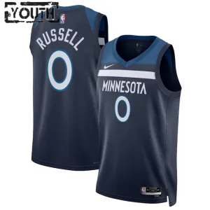 Maillot Enfant Minnesota Timberwolves D Angelo Russell Icon Edition Navy Swingman