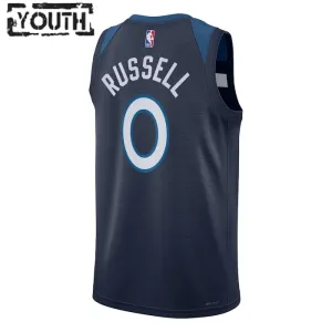 Maillot Enfant Minnesota Timberwolves D Angelo Russell Icon Edition Navy Swingman