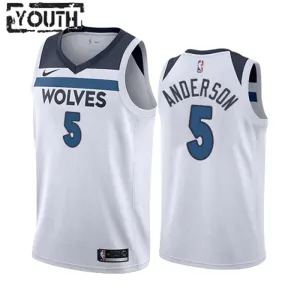 Maillot Enfant Minnesota Timberwolves Kyle Anderson 5 Association Edition Blanc Swingman Maillot Enfant Minnesota Timberwolves Kyle Anderson 5 Association Edition Blanc Swingman